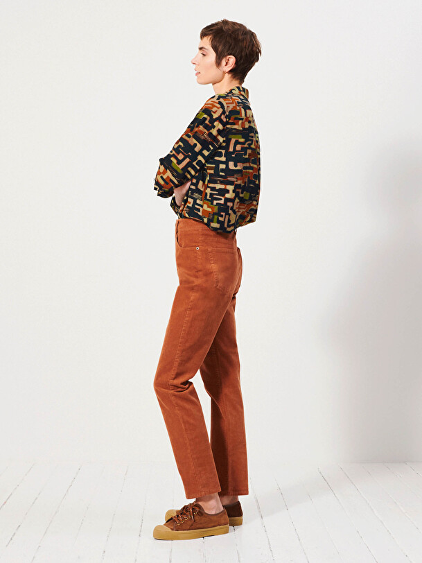 PANTALON FILIBERT  Noisette , Pr&ecirc;t-&agrave;-porter Bensimon