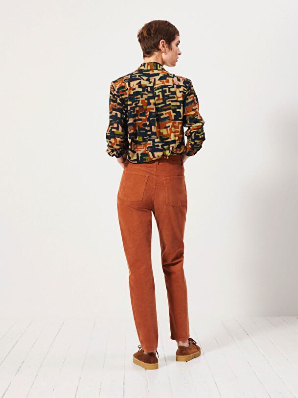 PANTALON FILIBERT  Noisette , Pr&ecirc;t-&agrave;-porter Bensimon