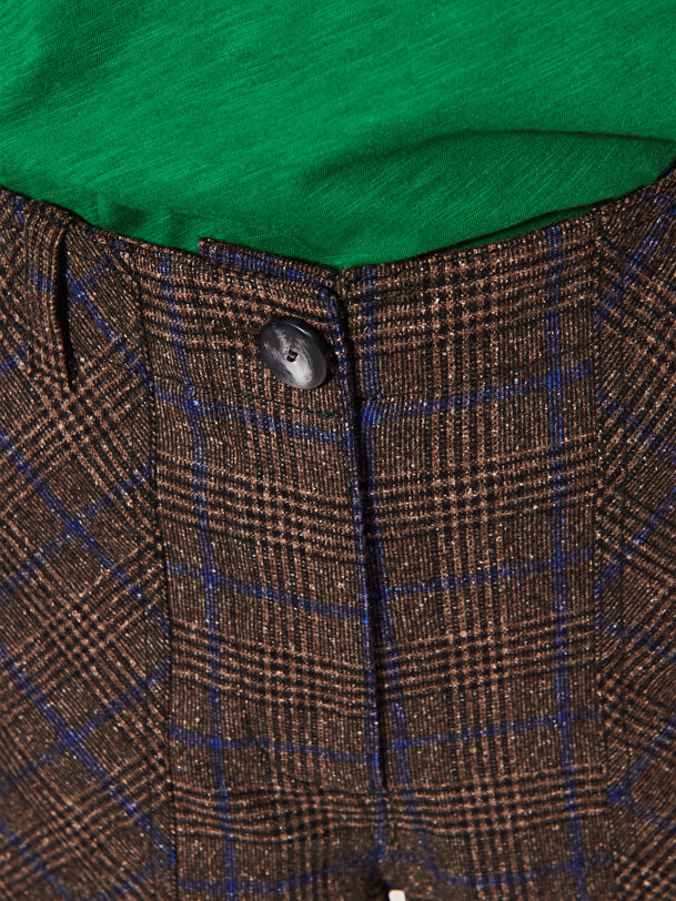 PANTALON HUGUES  Flanelle checks , Pr&ecirc;t-&agrave;-porter Bensimon