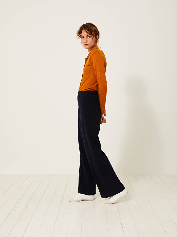 PANTALON HEIKO  Bleu nuit , Pr&ecirc;t-&agrave;-porter Bensimon