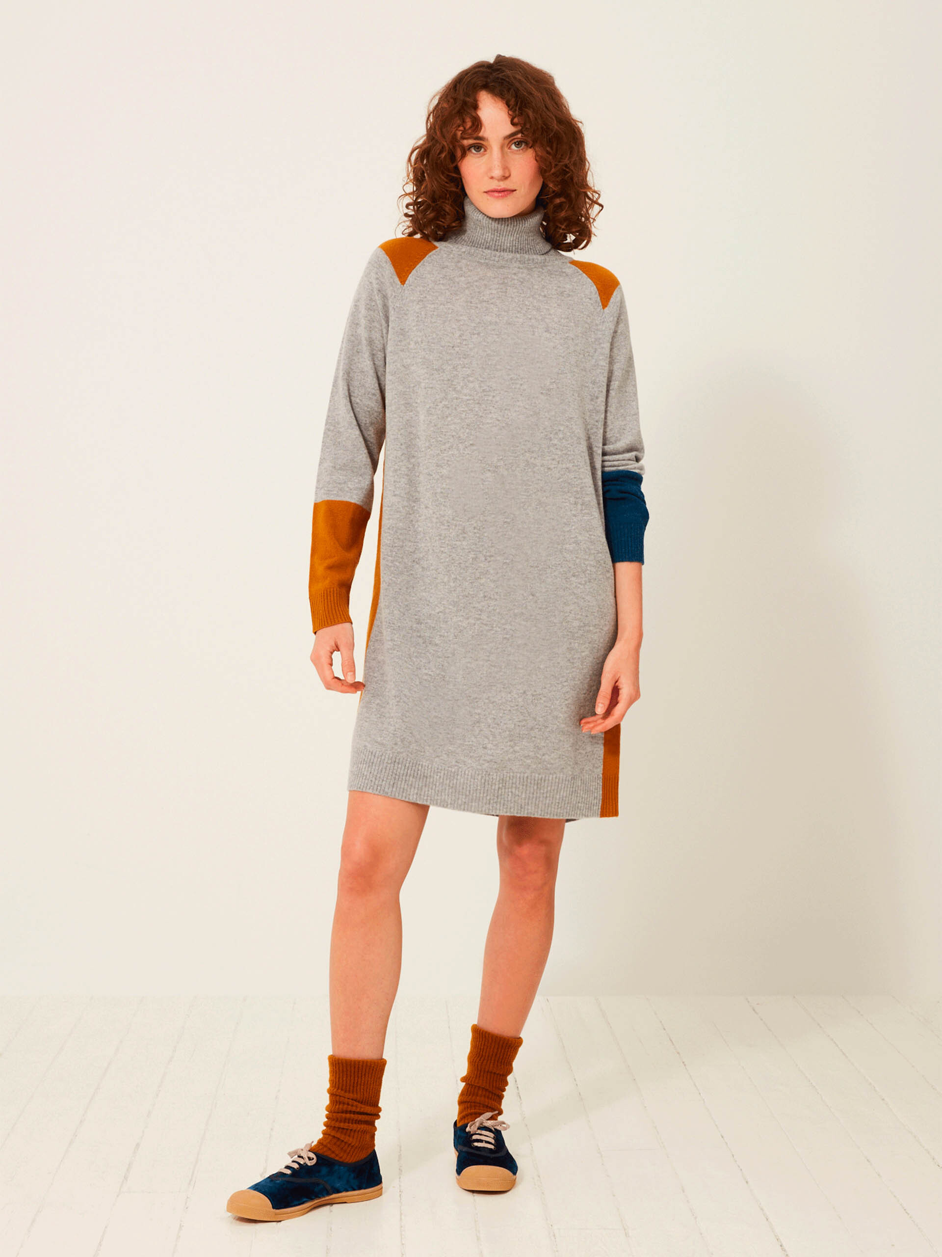 ROBE KRISTINA  Gris chine , Pr&ecirc;t-&agrave;-porter Bensimon