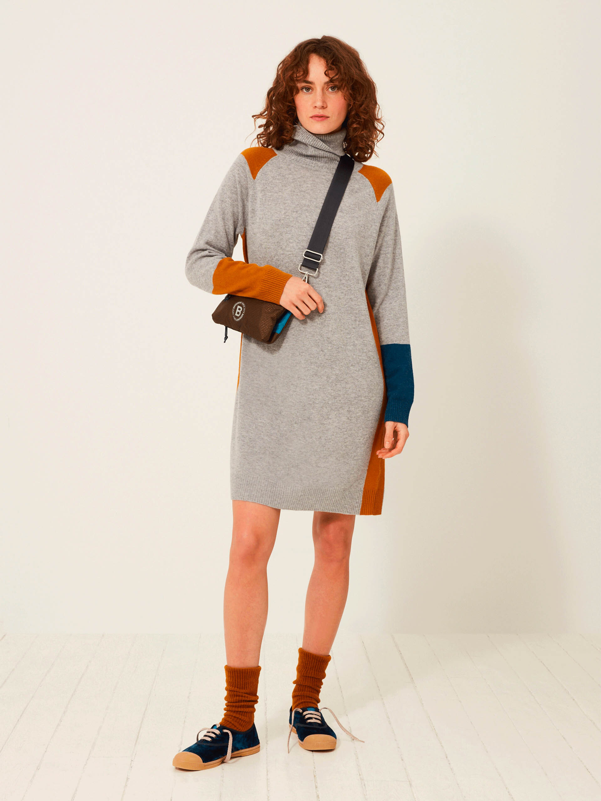 ROBE KRISTINA  Gris chine , Pr&ecirc;t-&agrave;-porter Bensimon