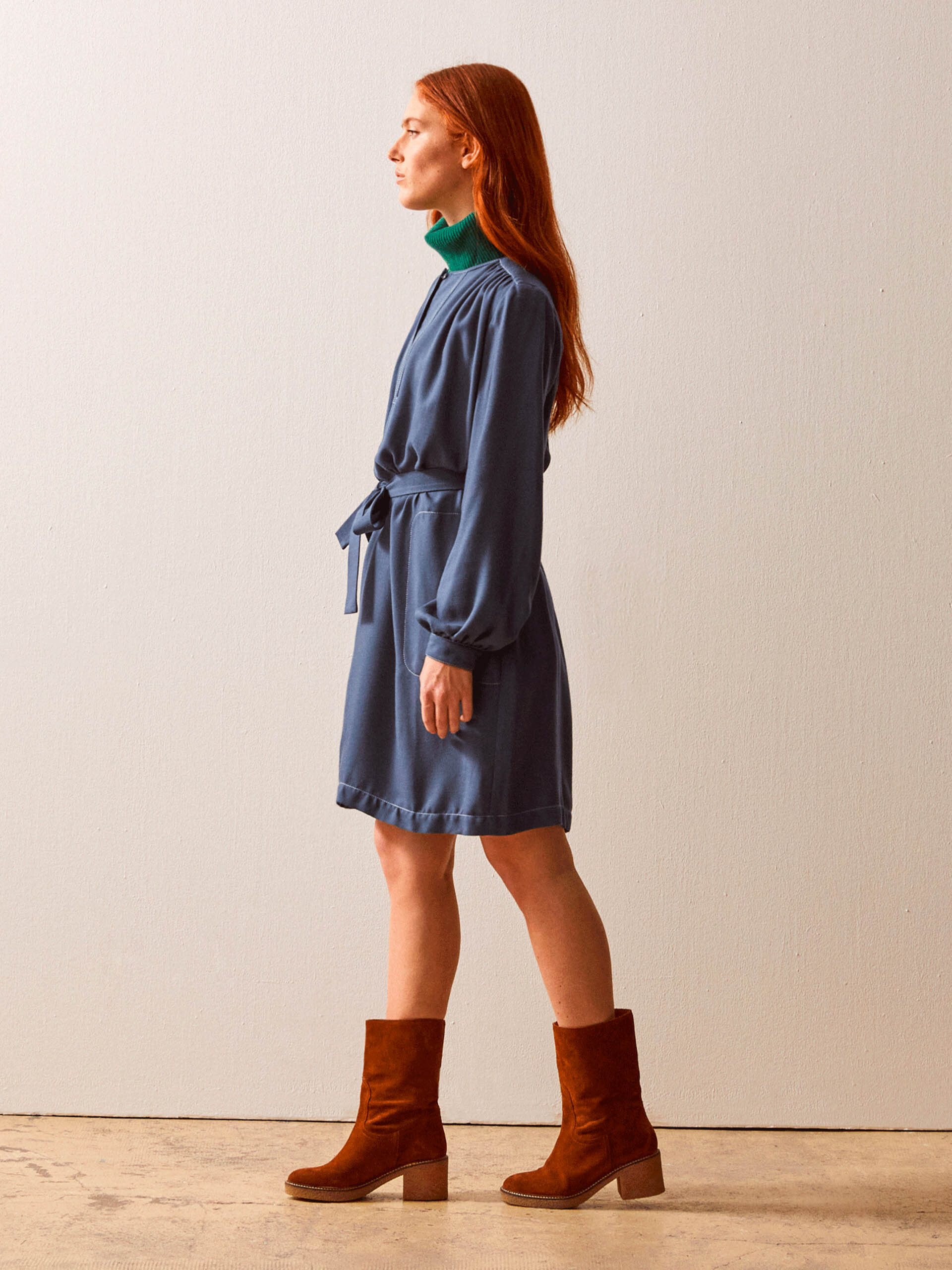 ROBE KOANIE  Cobalt , Pr&ecirc;t-&agrave;-porter Bensimon