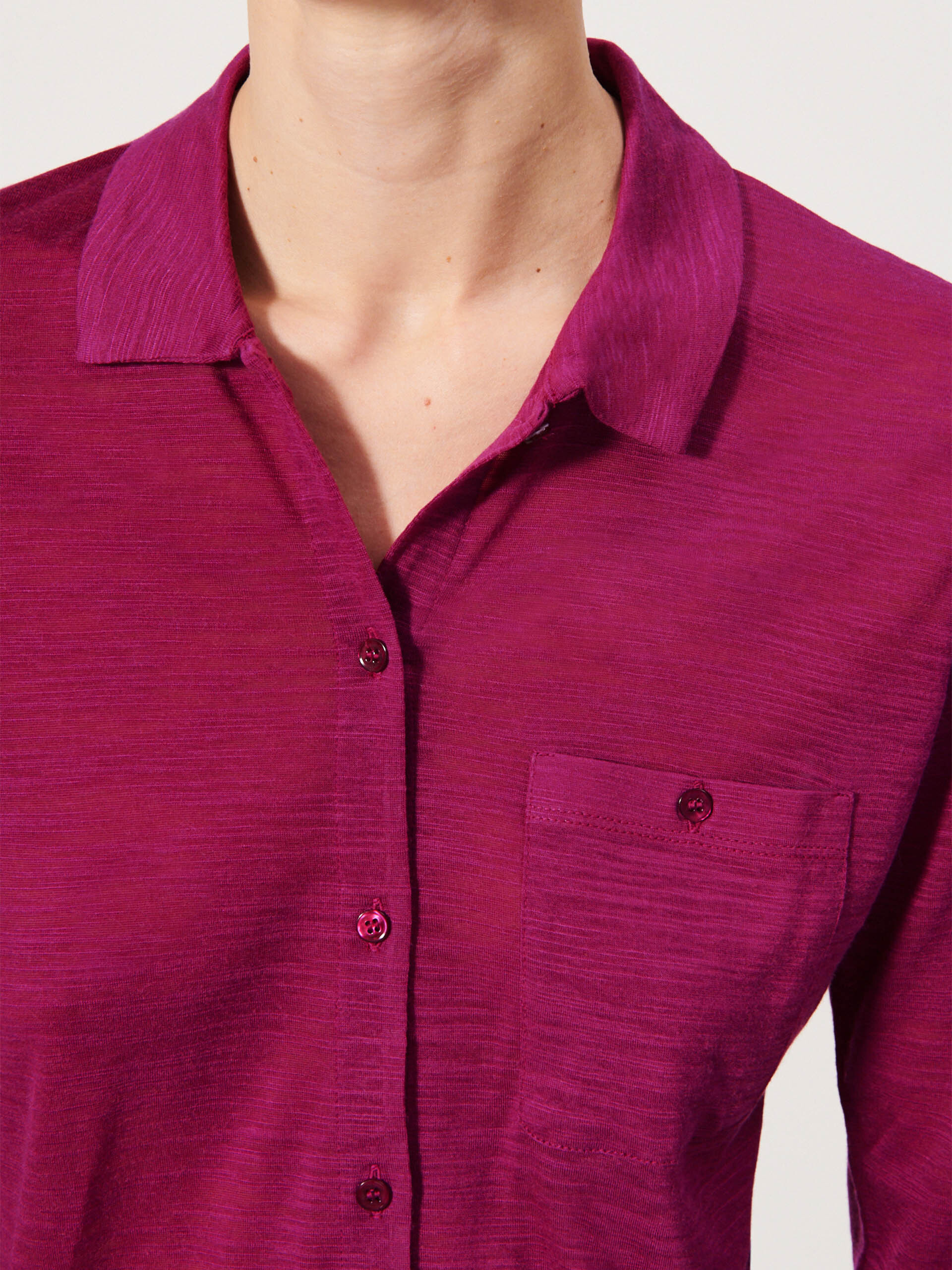 CHEMISE CYLENE  Amarante , Pr&ecirc;t-&agrave;-porter Bensimon
