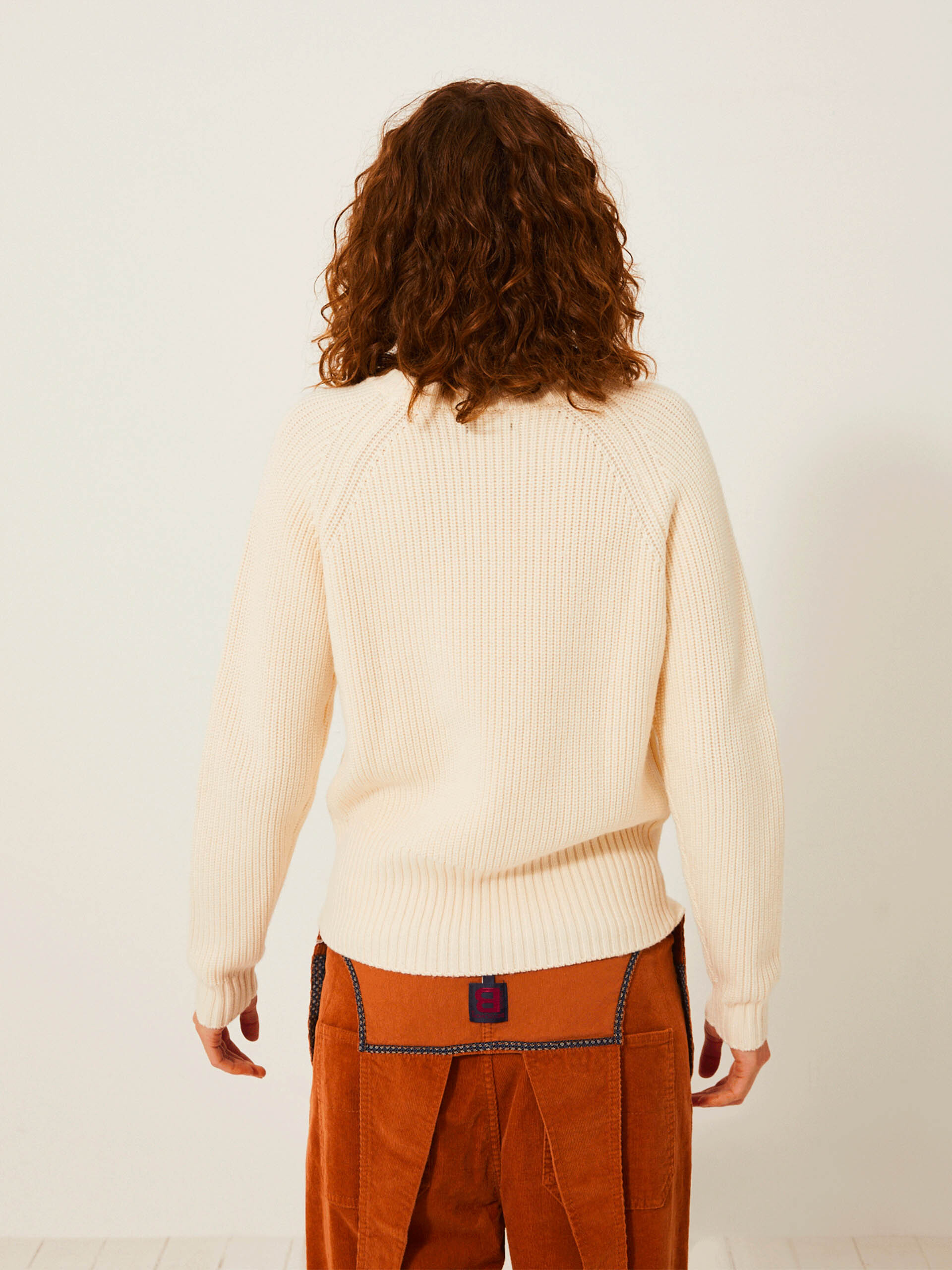 PULL INDICO  Ecru , Pr&ecirc;t-&agrave;-porter Bensimon