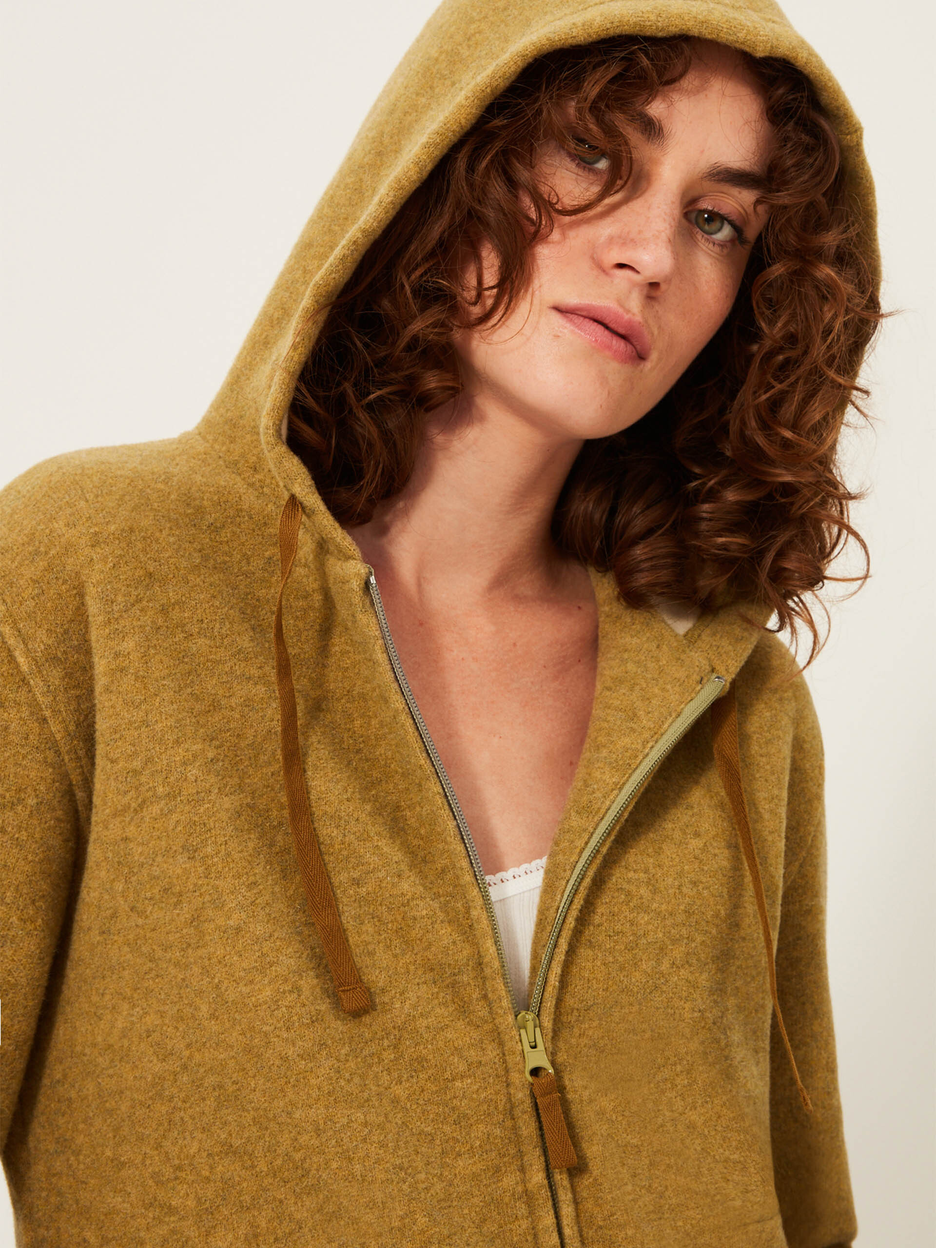 CARDIGAN GUILLEM  Havane , Pr&ecirc;t-&agrave;-porter Bensimon