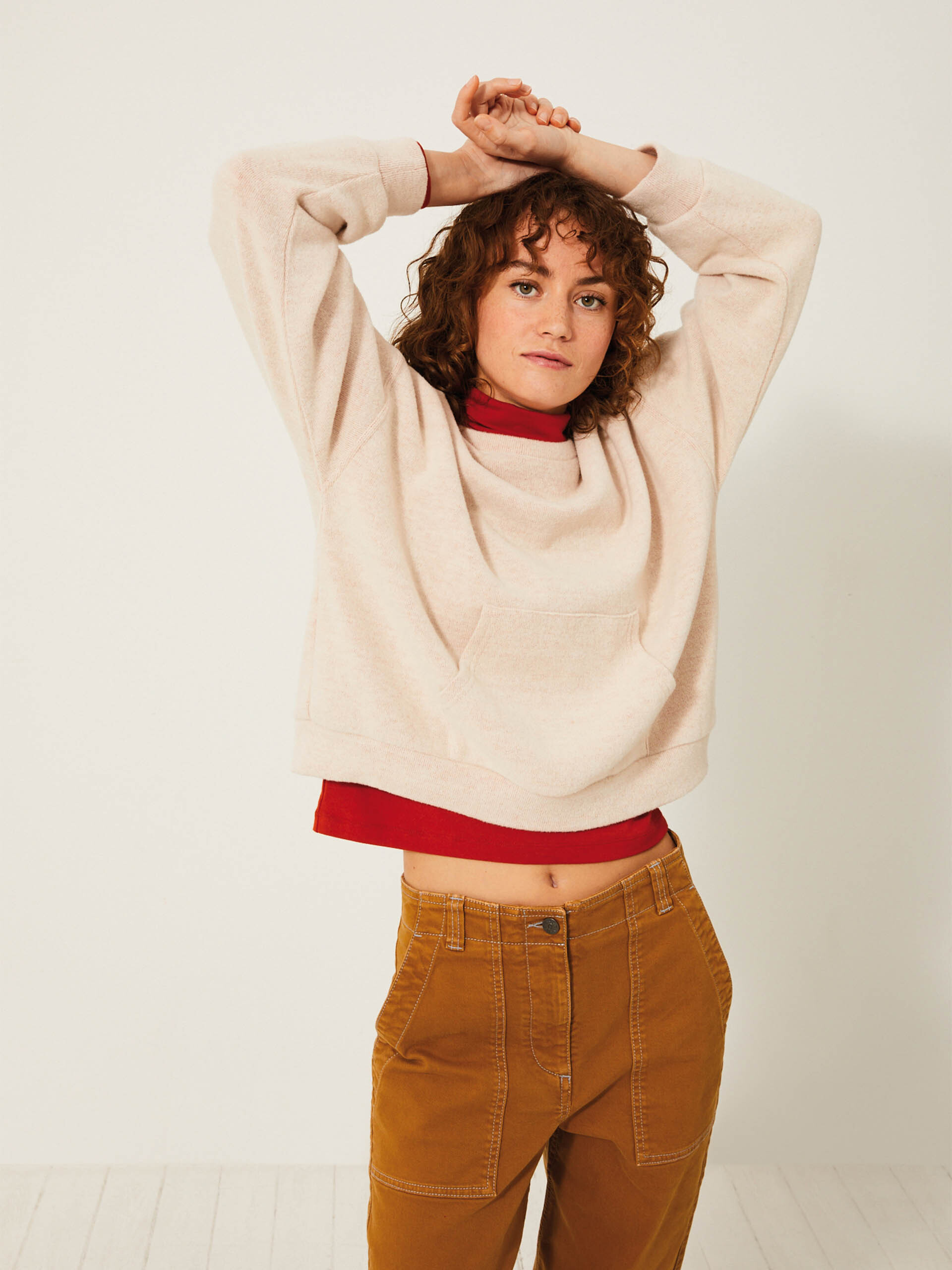SWEAT KIMEO  Ecru , Pr&ecirc;t-&agrave;-porter Bensimon