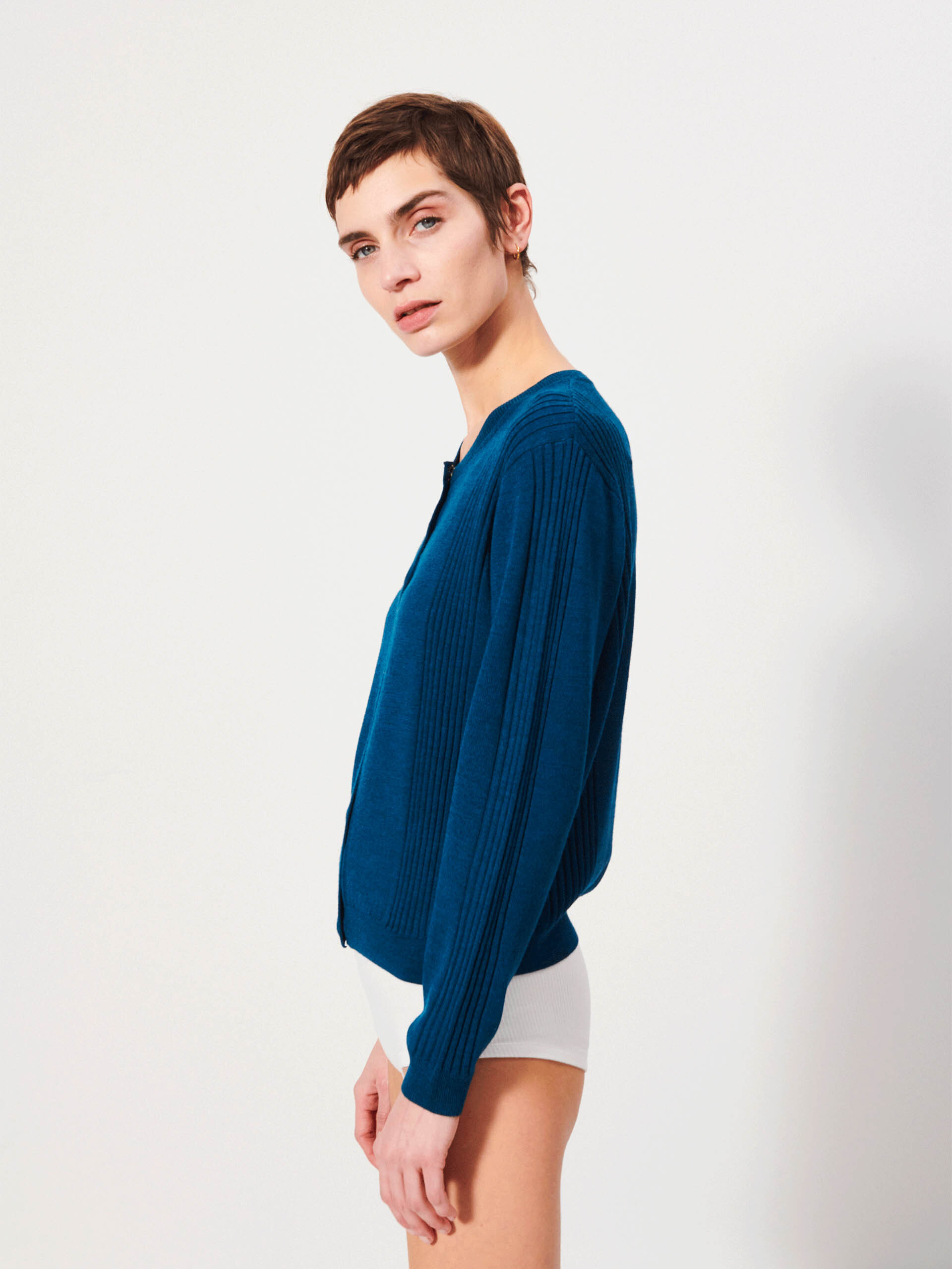GILET JAMIE  Ocean , Pr&ecirc;t-&agrave;-porter Bensimon