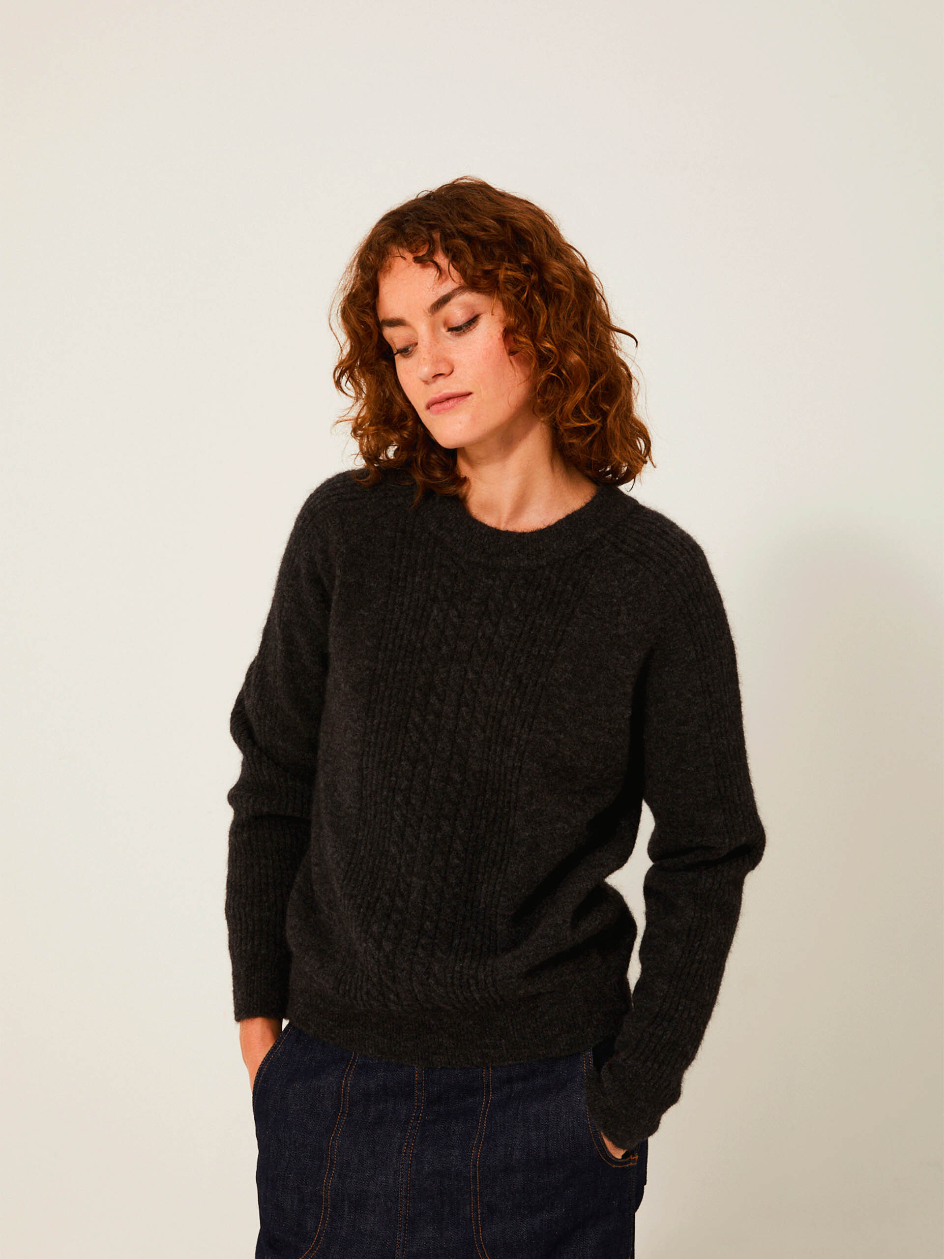 PULL KACIME  Gris chine , Pr&ecirc;t-&agrave;-porter Bensimon