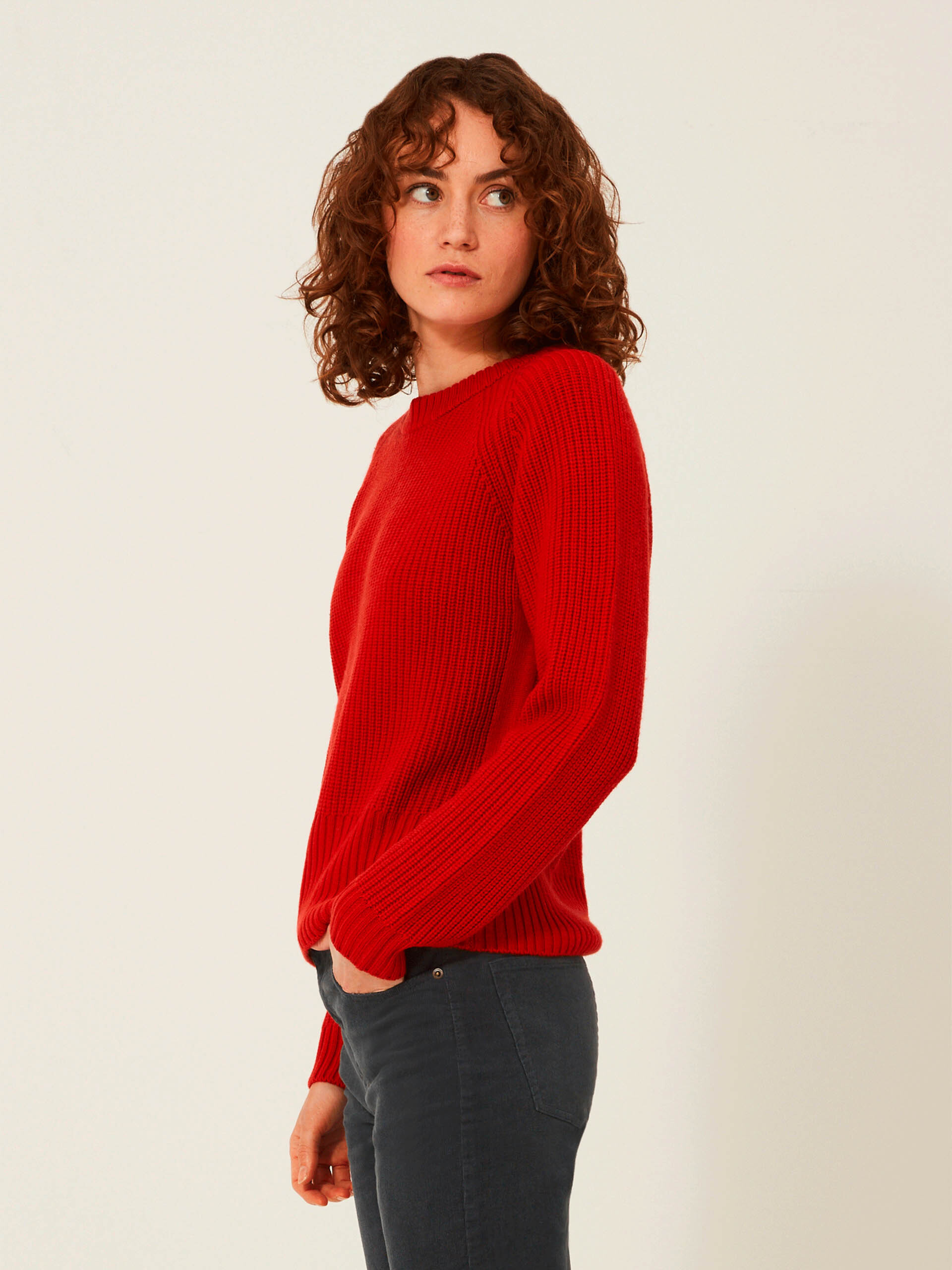 PULL INDICO  Flamme , Pr&ecirc;t-&agrave;-porter Bensimon