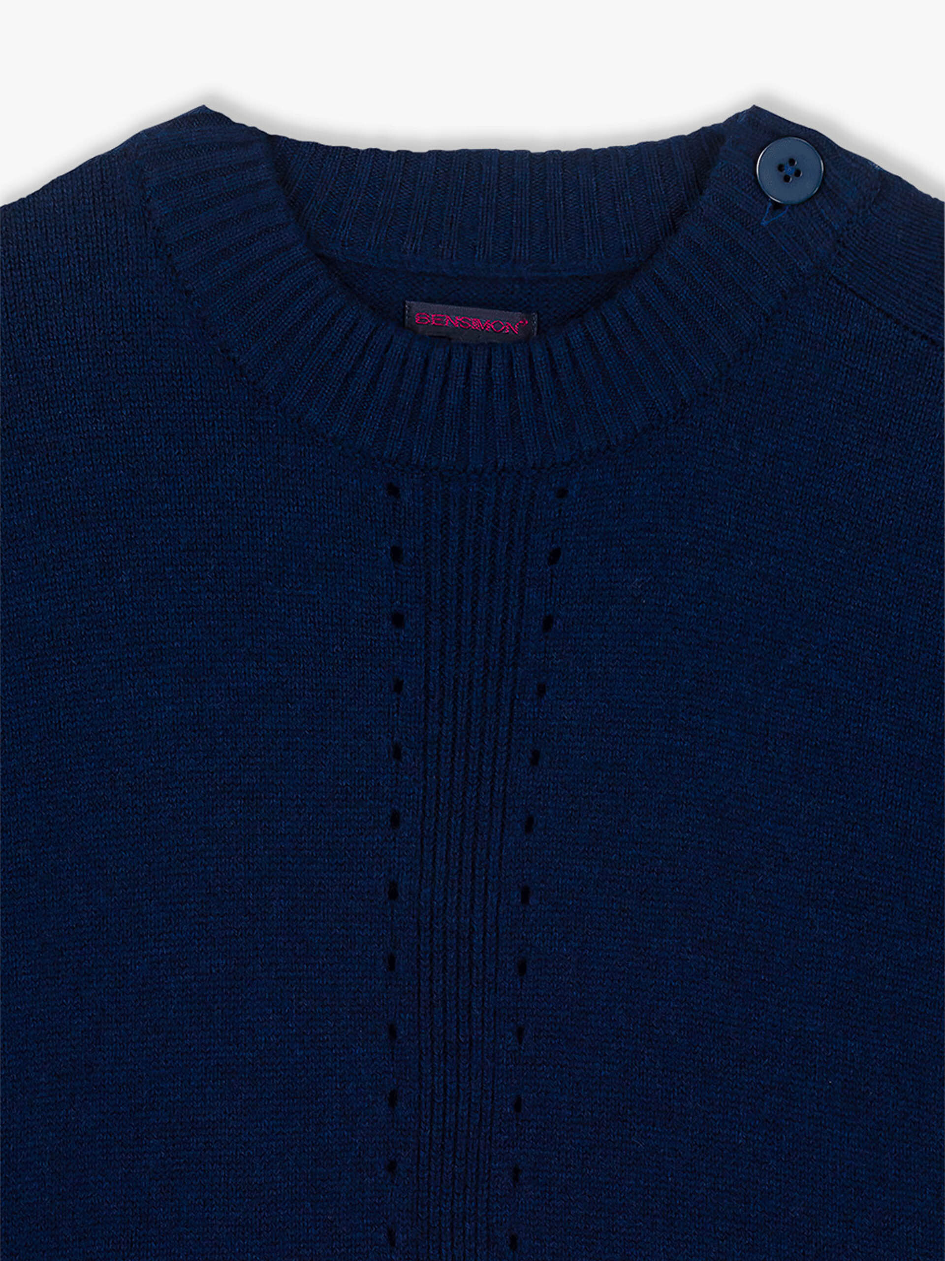 PULL KLEO  Bleu nuit , Pr&ecirc;t-&agrave;-porter Bensimon