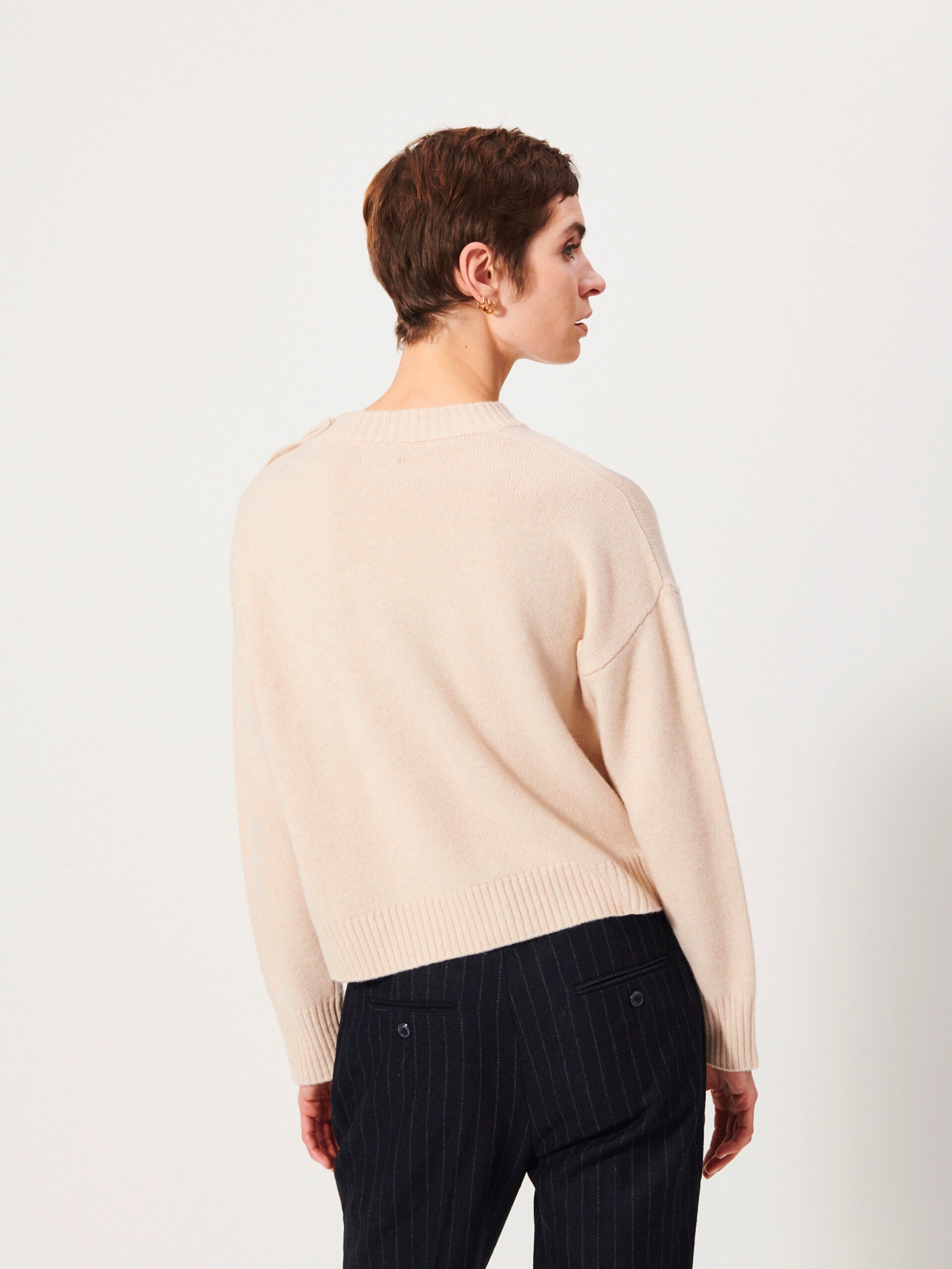 PULL KLEO  Creme , Pr&ecirc;t-&agrave;-porter Bensimon