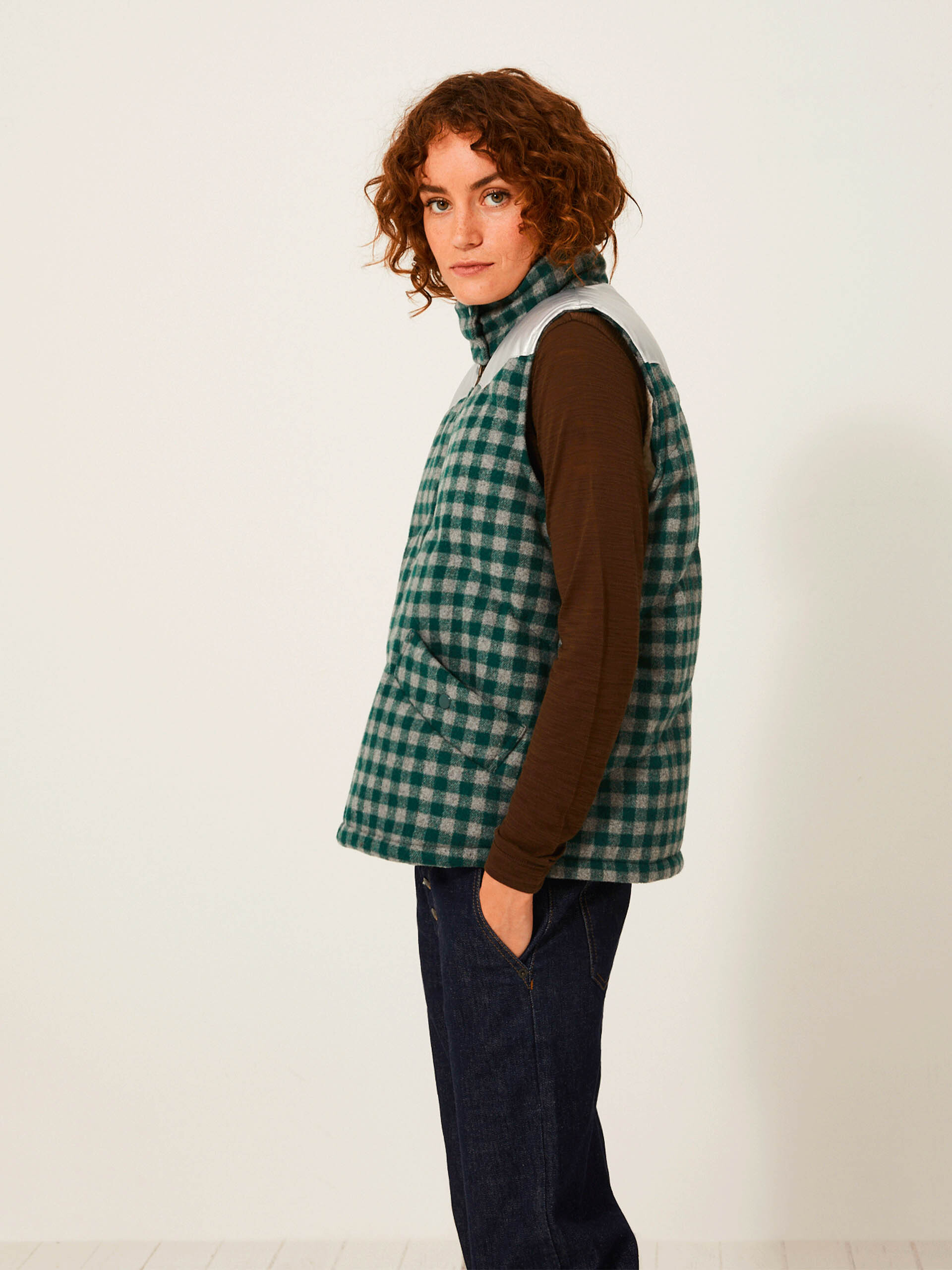 BLOUSON KELICIA Vert sapin , Prêt-à-porter Bensimon
