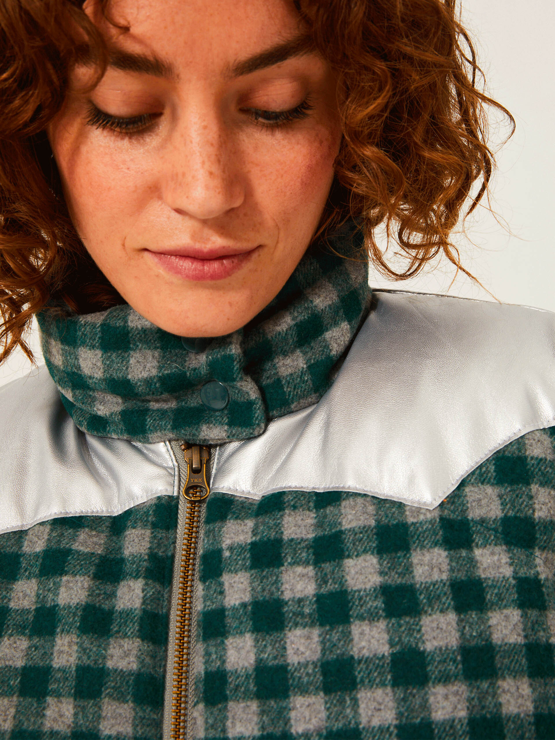 BLOUSON KELICIA Vert sapin , Prêt-à-porter Bensimon
