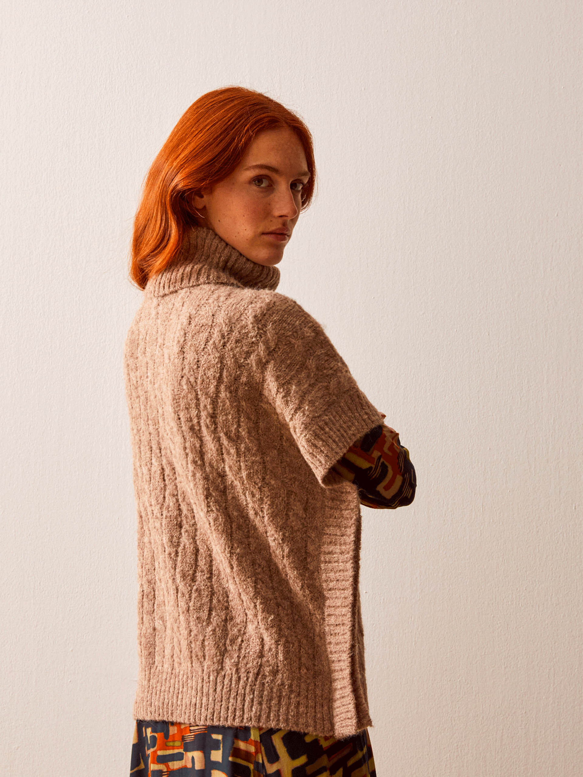 PULL KACEM  Taupe , Pr&ecirc;t-&agrave;-porter Bensimon