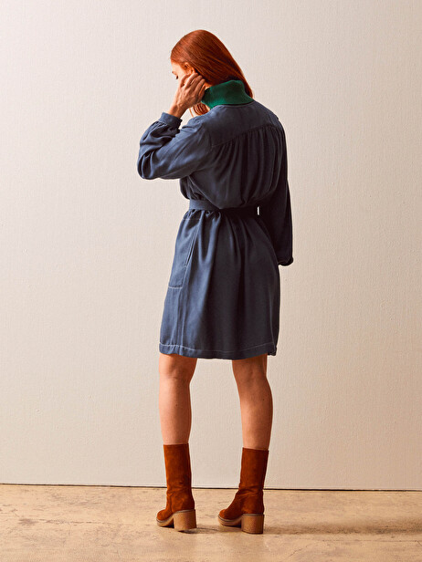ROBE KOANIE  Cobalt , Prêt-à-porter Bensimon