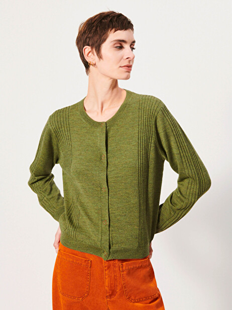 GILET JAMIE  Mousse , Prêt-à-porter Bensimon