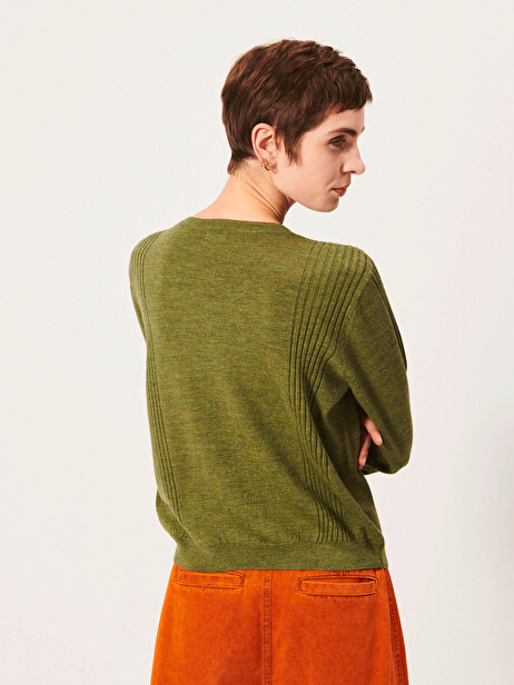 GILET JAMIE  Mousse , Prêt-à-porter Bensimon