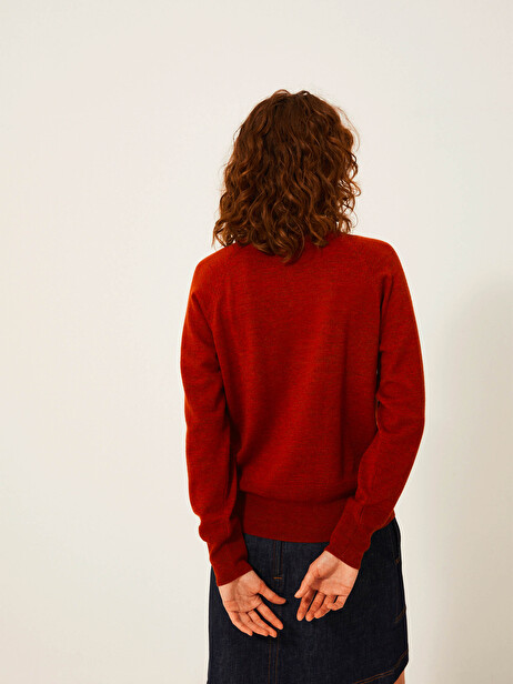 PULL JULIA  Brique , Prêt-à-porter Bensimon