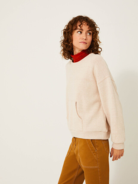 SWEAT KIMEO  Ecru , Pr&ecirc;t-&agrave;-porter Bensimon