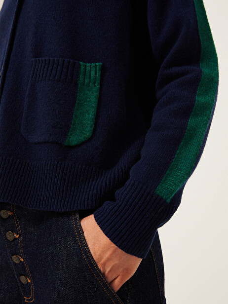 GILET KURT  Bleu nuit , Prêt-à-porter Bensimon
