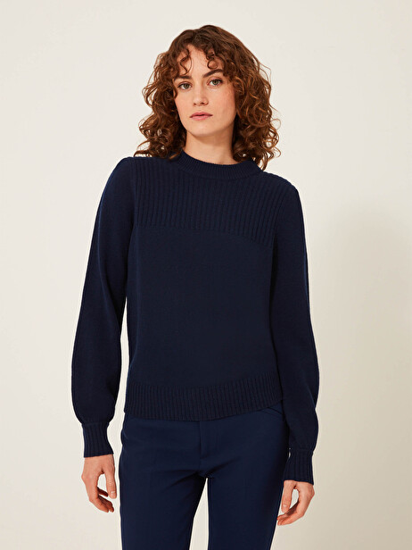 PULL KAMEL  Bleu nuit , Prêt-à-porter Bensimon