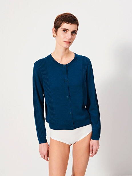 GILET JAMIE  Ocean , Prêt-à-porter Bensimon