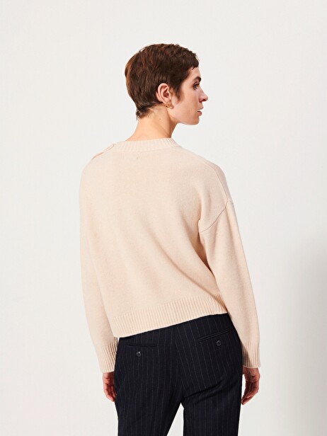 PULL KLEO  Creme , Prêt-à-porter Bensimon