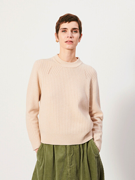 PULL KEDDY  Creme , Prêt-à-porter Bensimon