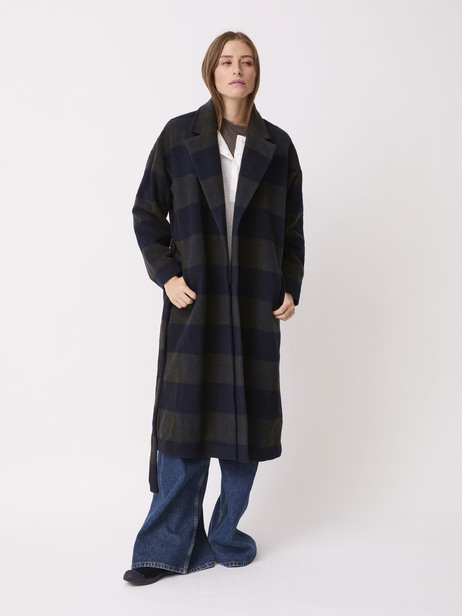 MANTEAU SAMCOAT  Acajou-kaki , Pr&ecirc;t-&agrave;-porter Bensimon