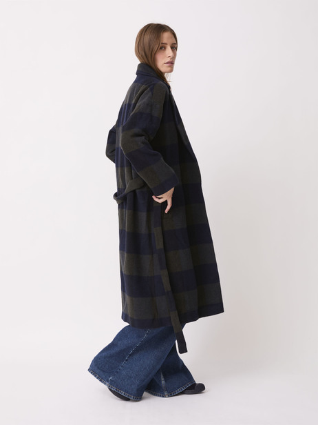 MANTEAU SAMCOAT  Acajou-kaki , Pr&ecirc;t-&agrave;-porter Bensimon 