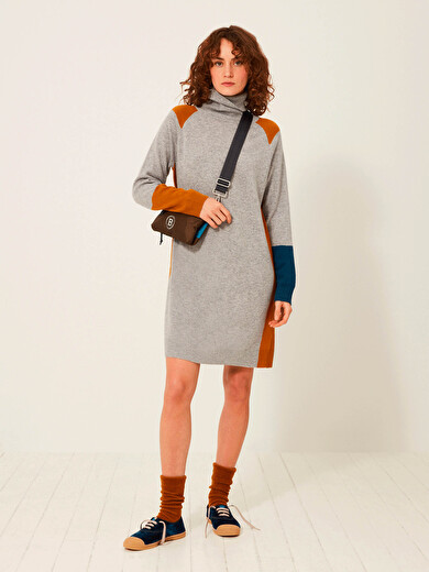 ROBE KRISTINA  Gris chine , Prêt-à-porter Bensimon