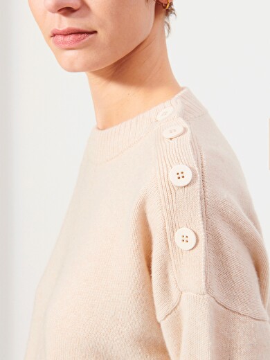 PULL KLEO  Creme , Prêt-à-porter Bensimon