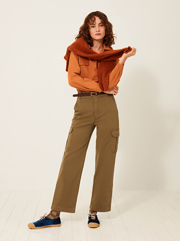 PANTALON ESTELLA  Ecorce , Pr&ecirc;t-&agrave;-porter Bensimon