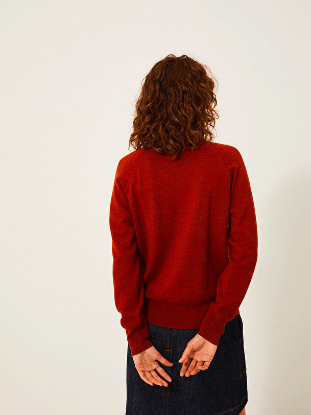 PULL JULIA  Brique , Pr&ecirc;t-&agrave;-porter Bensimon