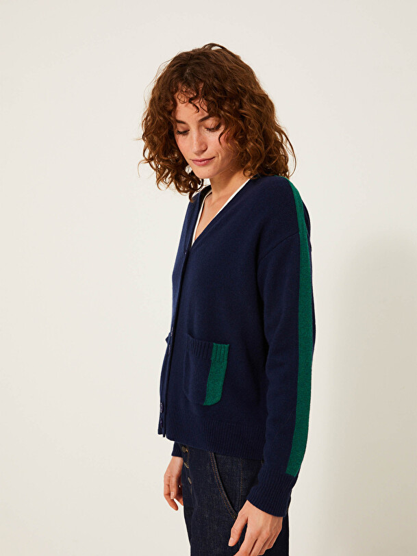 GILET KURT  Bleu nuit , Pr&ecirc;t-&agrave;-porter Bensimon