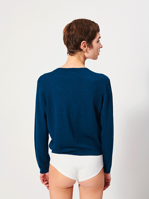 GILET JAMIE  Ocean , Pr&ecirc;t-&agrave;-porter Bensimon
