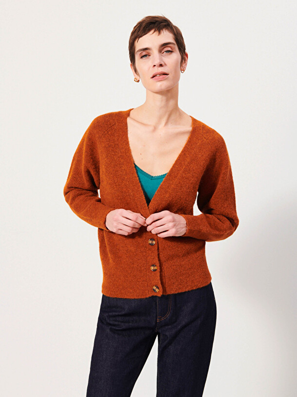 GILET GELMYRE  Paprika , Pr&ecirc;t-&agrave;-porter Bensimon