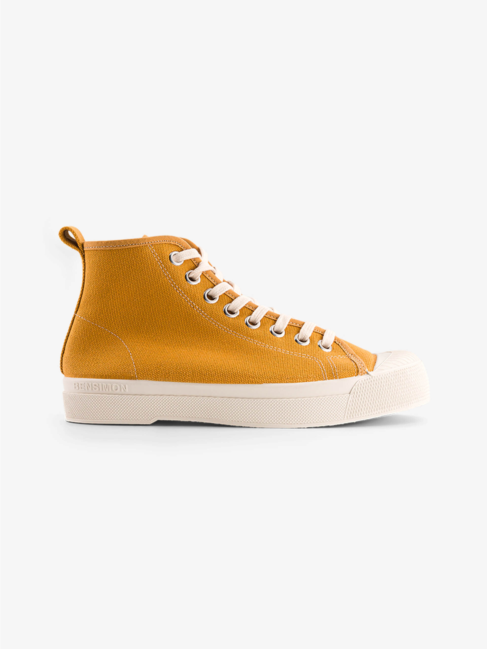 B79 STELLA FEMME  Moutarde , Tennis & Chaussures Bensimon