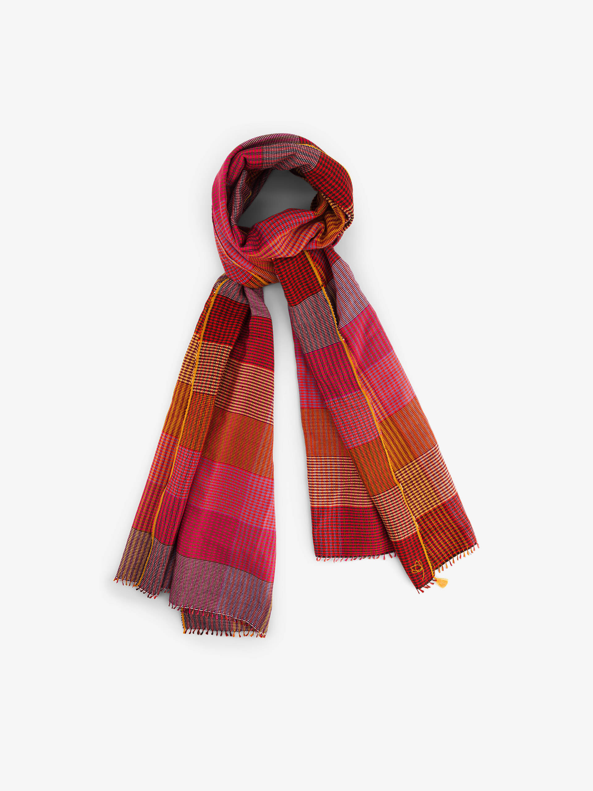 FOULARD PATCHWORK Curry , Prêt-à-porter Bensimon