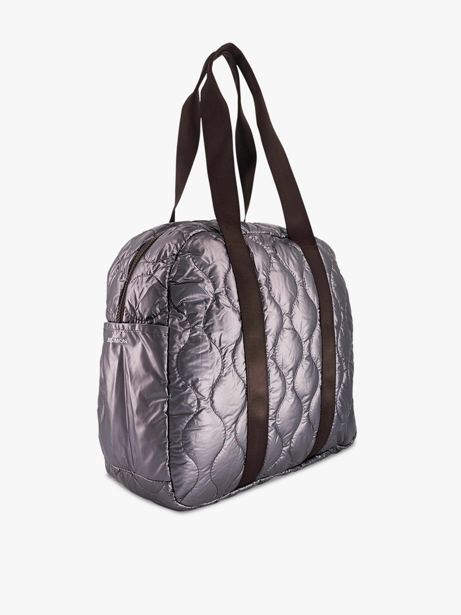 WEEKEND BAG SHINY  Argent , Sacs & Bagages Bensimon