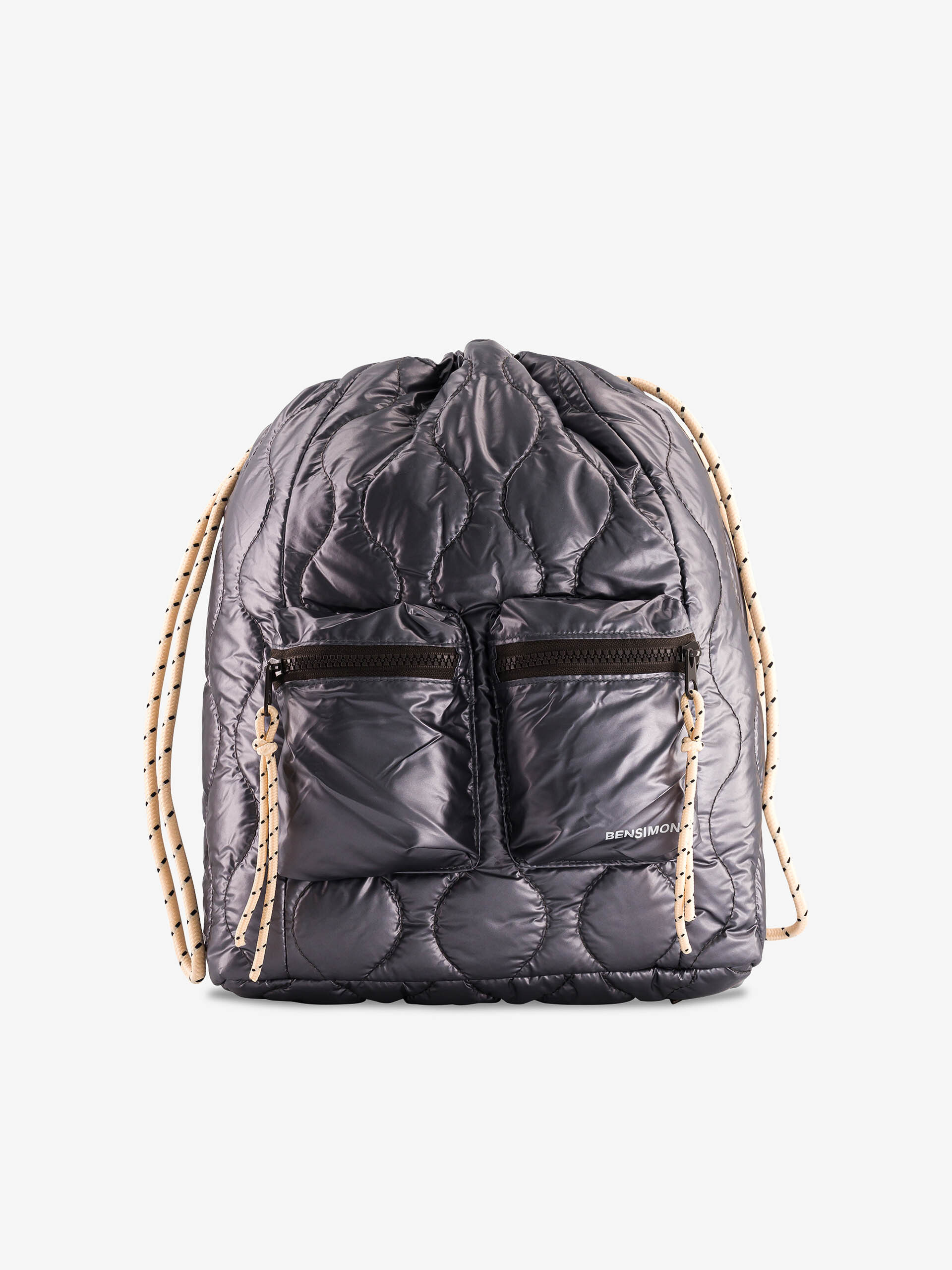 BACKPACK SHINY  Argent , Sacs & Bagages Bensimon