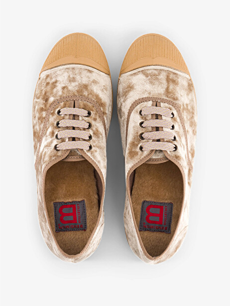 TENNIS VELOURS CHIC  Champagne , Tennis & Chaussures Bensimon