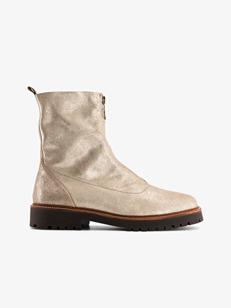BOOTS ZIPPEES  Champagne , Archives Bensimon