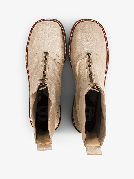 BOOTS ZIPPEES  Champagne , Archives Bensimon