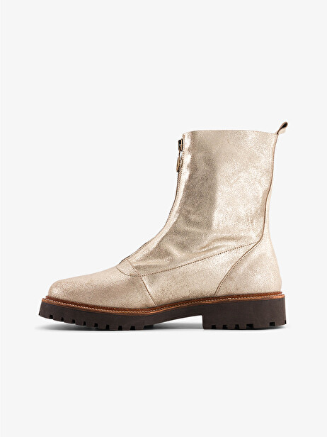 BOOTS ZIPPEES  Champagne , Archives Bensimon