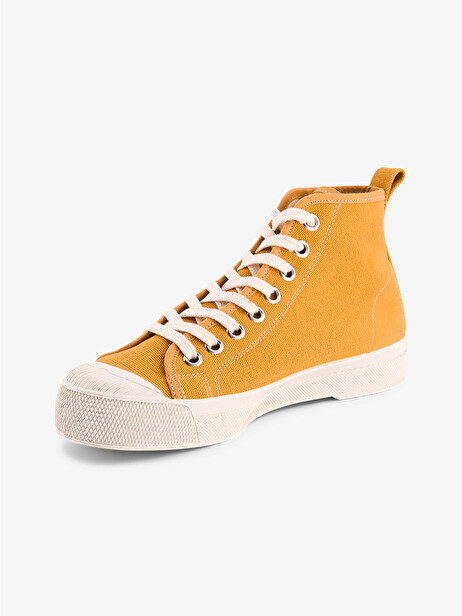 B79 STELLA FEMME  Moutarde , Tennis & Chaussures Bensimon