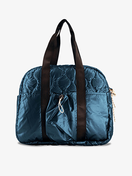 WEEKEND BAG SHINY  Bleu petrole , Sacs & Bagages Bensimon