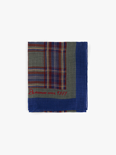 FOULARD  Carreaux d'hiver , Prêt-à-porter Bensimon