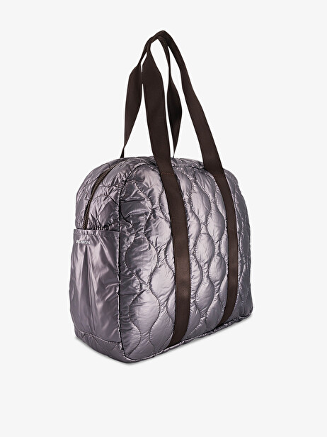 WEEKEND BAG SHINY  Argent , Sacs & Bagages Bensimon